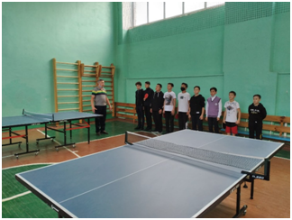 Мектебімізде үстел теннисі үйірмесі жұмыс жасауда