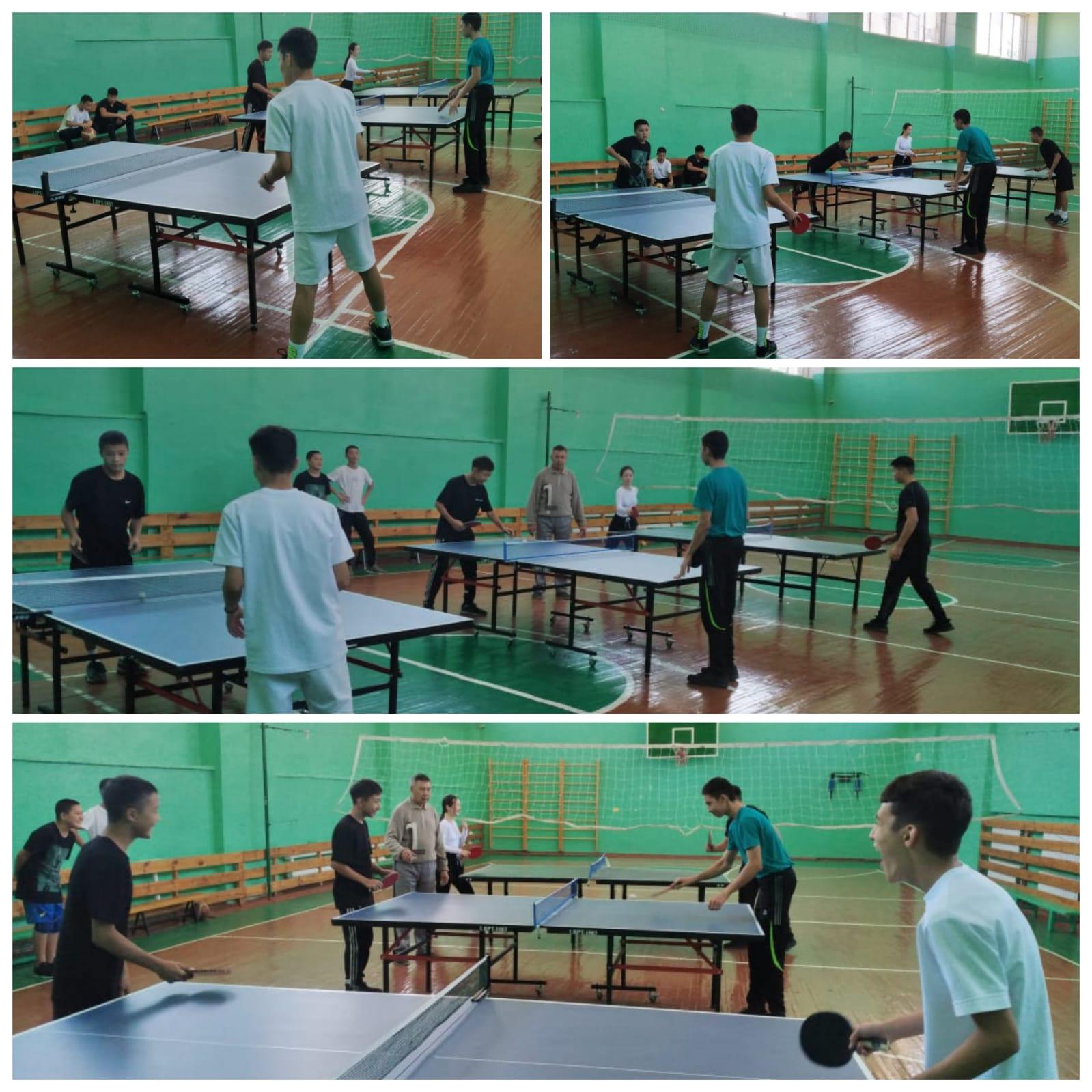 Мектебімізде Шалқар Асқарбекұлының жетекшілігімен 5, 8, 9-сыныптар арасында үйірменің ұйымдастыруымен "стол теннисі" өтті.