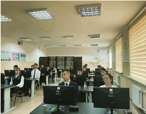 Республикалық жаратылыстану-математика цикл пәндері бойынша Президенттік олимпиаданың екінші іріктеу кезеңінен гимназиямыздың 11 сынып оқушысы Аскарбекова Жанель Қарағанды қаласына соңғы кезеңге жолдама алды.