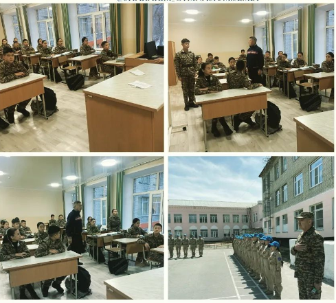 8 "А"  "Жас сарбаз" сыныбында тәрбие сағаты өтті