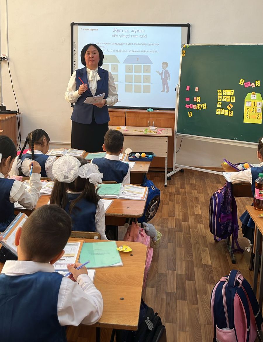 Бастауыш әдістемелік бірлестігінің онкүндігі аясында өткен ашық сабақтар