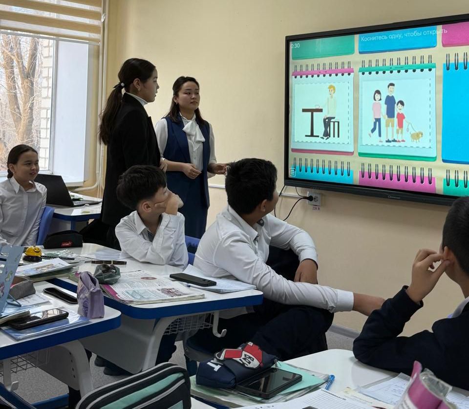 Ағылшын тілі апталығы аясында ашық сабақ